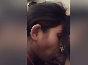 Today Exclusive- Desi Wife Sucking Hubby Dick