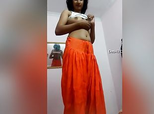 Today Exclusive- Sexy Look Desi Girl Wearing Cloths After Sex