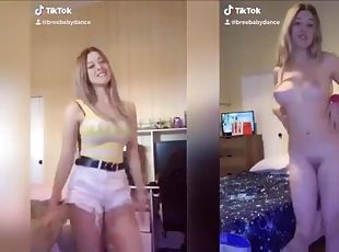 Bree Louise Compilation (part 1) TIKTOK, Leaked, wanking off 18 Years old