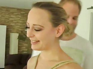 German babe tries bondage