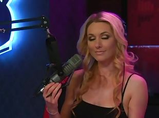 Gorgeous women with big tits are guests on radio