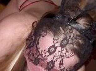 amateur, menghisap-zakar, milfs, remaja, deepthroat, menelan, rambut-kuning