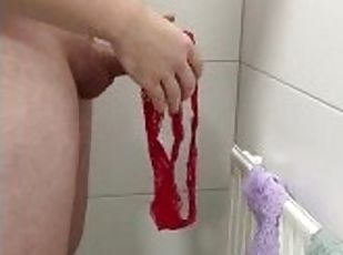 bañando, masturbación, público, chorro-de-corrida, polla-enorme, madurita-caliente, mamá, cámara, voyeur, pajeándose