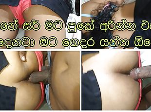 Hence he thrust his dick into her anal in a slow and steady mode sri lankan sexy teen girlfriend with white big ass