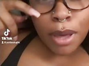 big tit teen teases fans on tiktok