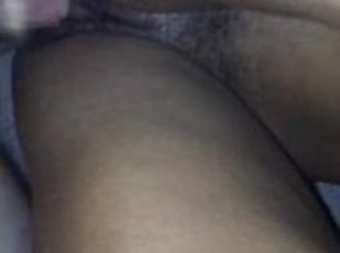 Tiny ebony teen fucked hard