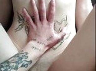 esposa, amateur, babes, casero, marido, tatuaje