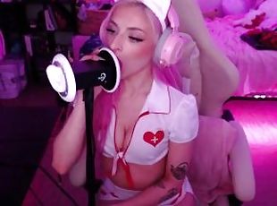 ASMR Nurse Licks You Back to Health