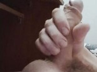 masturbación, orgasmo, amateur, chorro-de-corrida, polla-enorme, gay, paja, pajeándose, a-solas