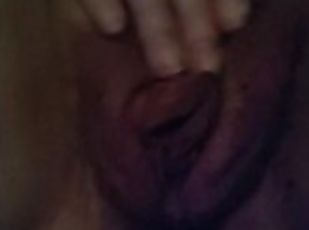 Nightly masturbation hairy pussy closeup