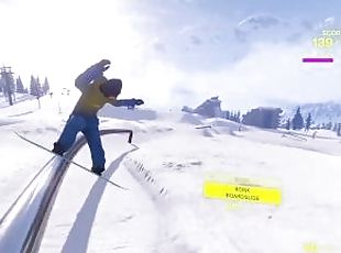 jeu ski de neige
