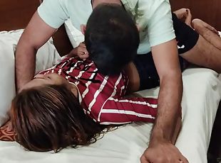 Creditor Fuck - Two guys finger desi wife without getting her money