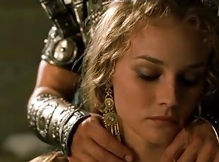 Diane Kruger In Naked, Topless Sex Scene - Troy (2004)