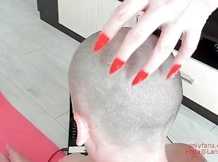 Stepmom does a massage with long nails real orgasm