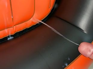 Small Penis Cumming On An Inflatable Boat - Shooting A Load Fetish