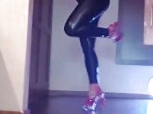 Latex Leggings Ass Worship compilation