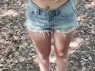 She showed boobs in the park! she could be seen naked in a public place