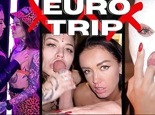 Two Euro Friends Get Fucked Like Whores