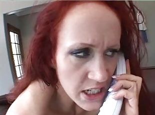 Redhead MILF Gets Fucked Pretty Hard On Ass And Pussy