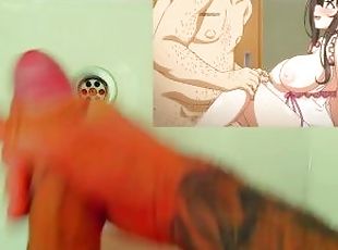 ligo, dyakol-masturbation, baguhan, talsik-ng-tamod, anime, hentai, ina-nanay-mother