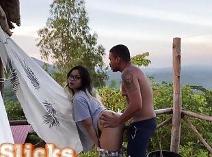 Risky outdoor quickie Kantutan lang 4/5