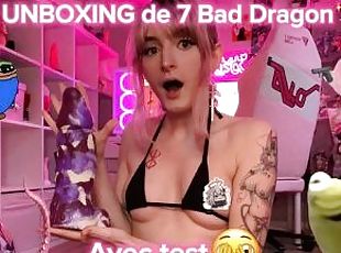 UNBOXING de 7 BAD DRAGON avec test