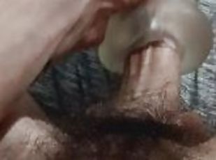 Fucking toy deep moaning close to cumming