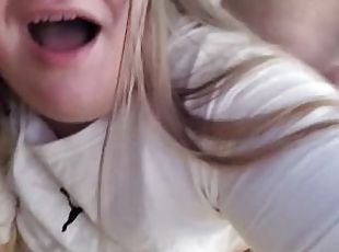 store-pupper, pov, blond, knulling-fucking, pupper, petite, røff