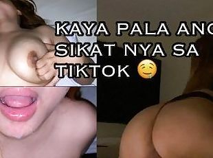 Pinay Teen Mag Li-live Lang Daw Sa Tiktok Nauwi Sa Kantutan (Loud Moaning and Cum Swallow)