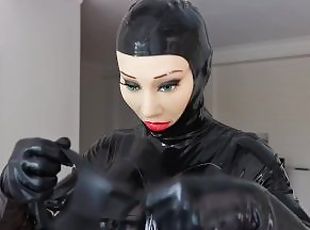 payu-dara-besar, amateur, fetish, latex, solo, patung, topeng, getah