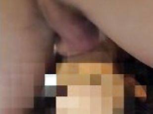 asiatisk, svær, blowjob, cumshot, japansk, deepthroat, cum, søt, pikk