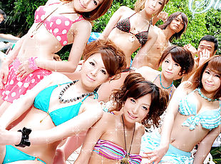 Rika Aiba China Mimura Tsubasa Ichinose Kana Suzuki Airi Hoshino Mao Yonekura Summer Girls 2011 Vol.1 - Caribbeancom