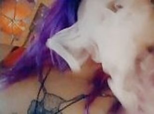 Goth Milf Vaping