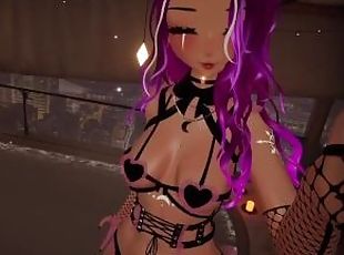 VRChat Slut shows off new outfits for you  Spanking, dancing, teasing
