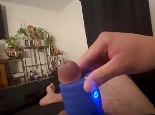 Masturbating with my vibrator.