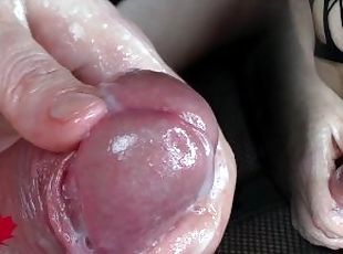 ekstrem, onani, orgasme, amatør, cumshot, stor-pikk, handjob, cum, fetisj, melk