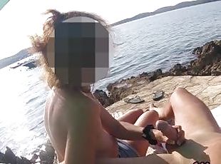 masturbaatio, äityli-ja-poitsu, nudisti, ulkotiloissa, julkinen, amatööri, mälliotos, äityli, käsihomma, ranskalainen